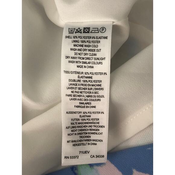 French Connection Crossover Dress Women's Size 10 Dalia Print NEW - Picture 8 of 9